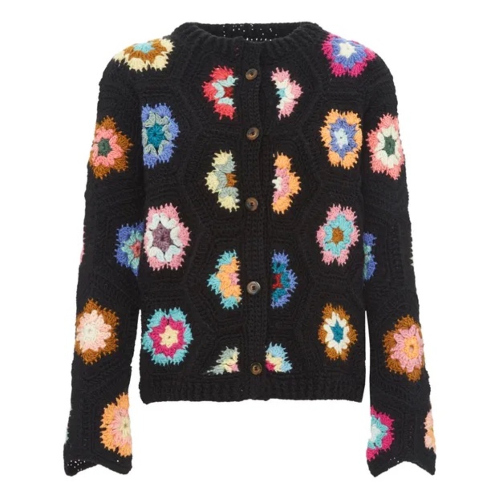 Colorful Crochet Women's Sweater